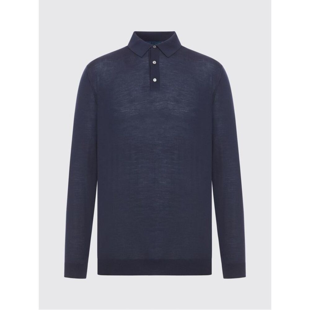 Kiton Polo Shirt Men Blue